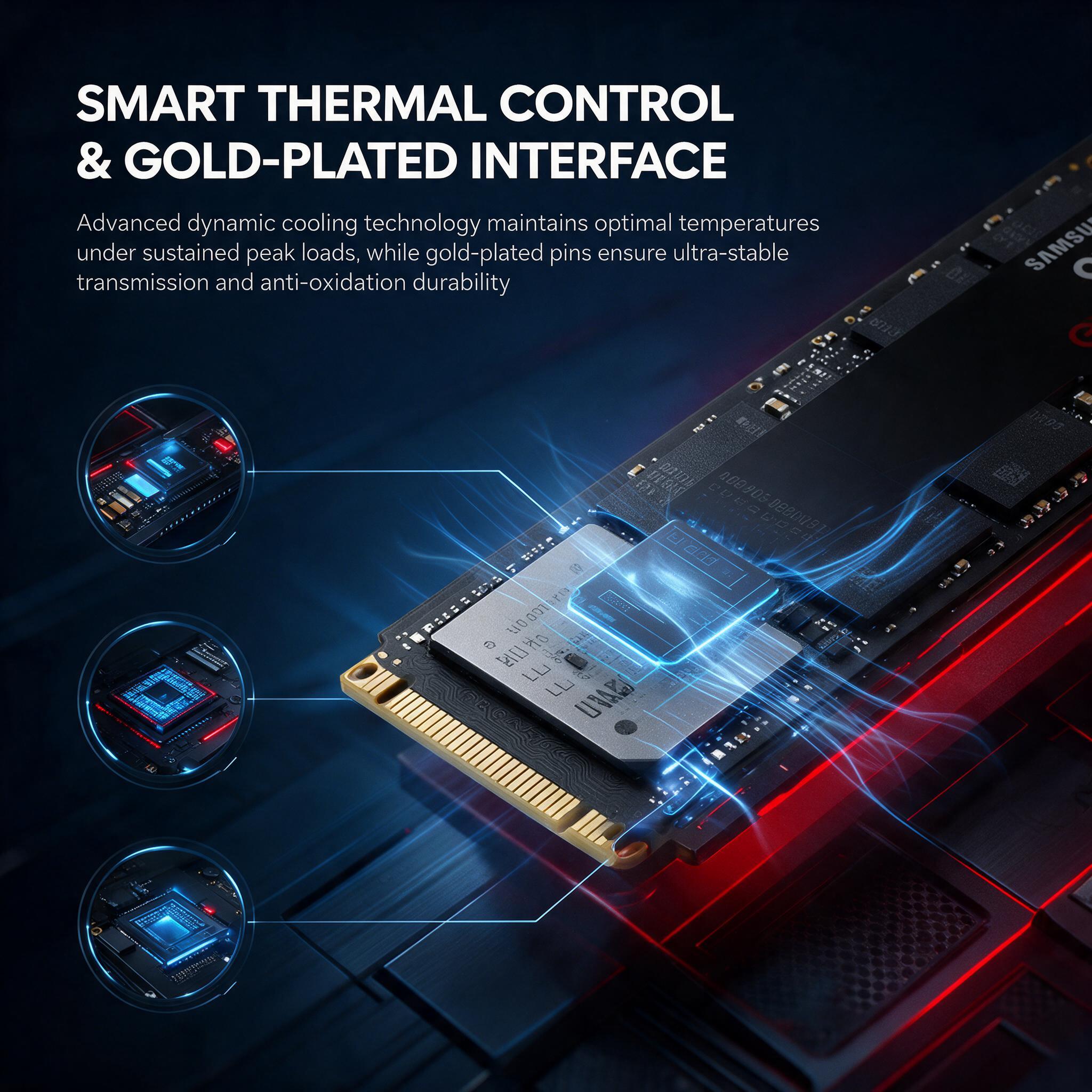 Original SAMSUNG 9100 Pro 1TB  - Nvme Pcie 5.0 Ssd 4Tb recension och pris